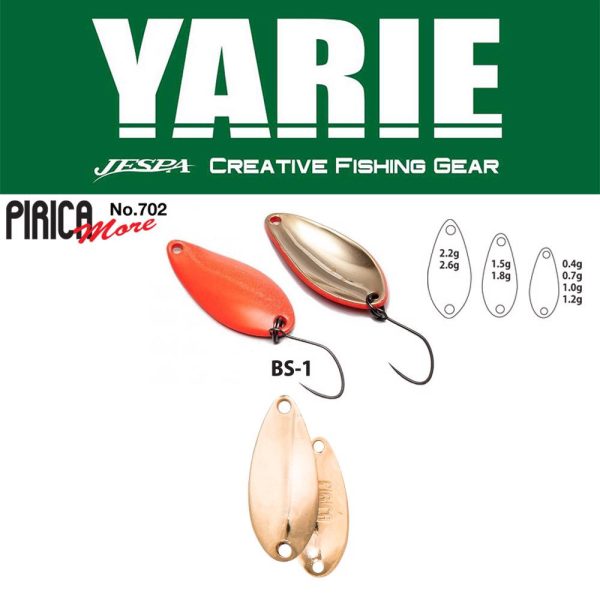 Yarie 702 Pirica More 1,8gr BS-1 Gold Lepel Kunstaas