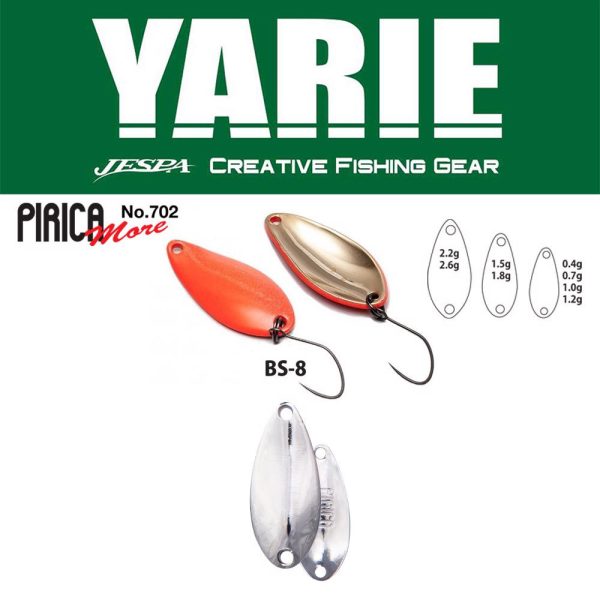 Yarie 702 Pirica More 1,8gr BS-8 Silver Lepel Kunstaas