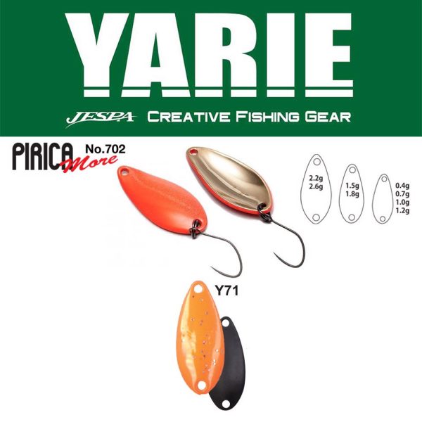 Yarie 702 Pirica More 1,8gr Y71 Orange Lepel Kunstaas
