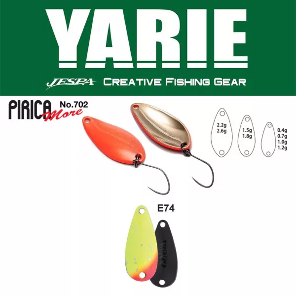 Yarie 702 Pirica More 2,2gr E74 Lemon Squash Lepel Plug