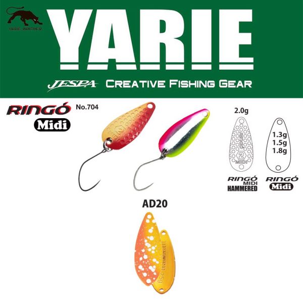 Yarie 704 Ringo Midi 1,8gr AD20 First Fire Lepel Plug