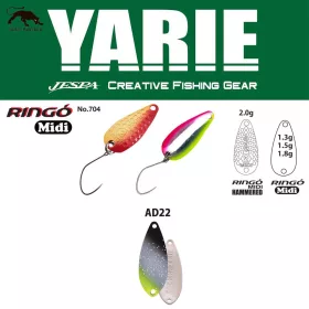Yarie 704 Ringo Midi 1,8gr AD22 Saber Silver Lepel Kunstaas