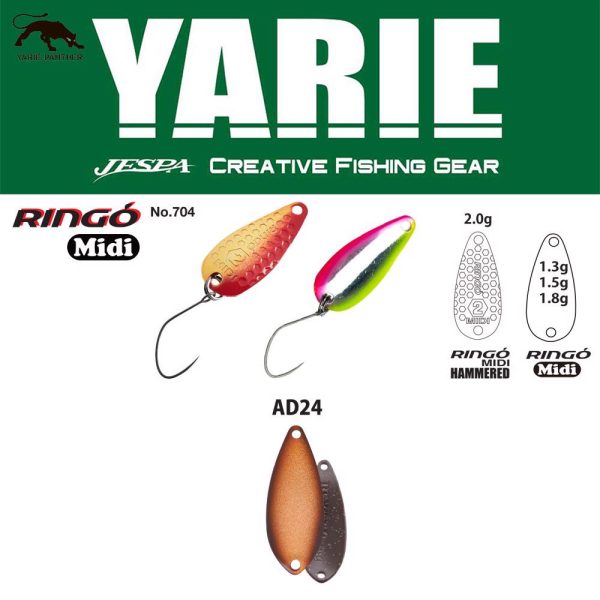 Yarie 704 Ringo Midi 1,8gr AD24 Oyster Lepelplug