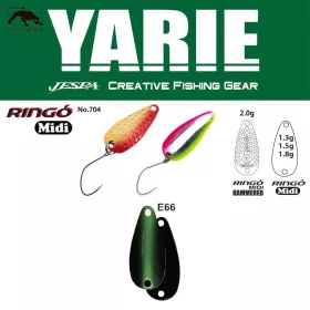 Yarie 704 Ringo Midi 1,8gr E66 Fits Green Lepelvisser