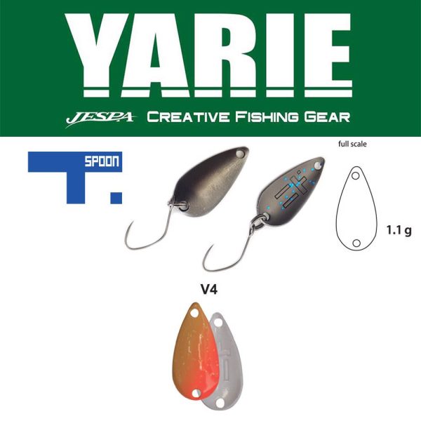 Yarie 706 T-Spoon 1,4gr V4 MG Ice Lepel Blinker