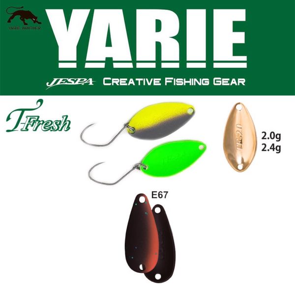 Yarie 708T T-Fresh 2,4gr E67 Winner Brown Lepel Kunstaas