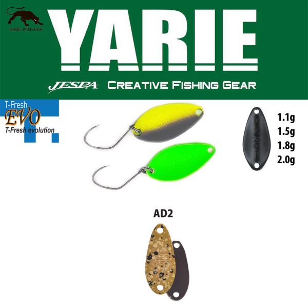 Yarie 710T T-Fresh Evo 1,1gr AD2 Mastu Pellet B Lepel Kunstaas