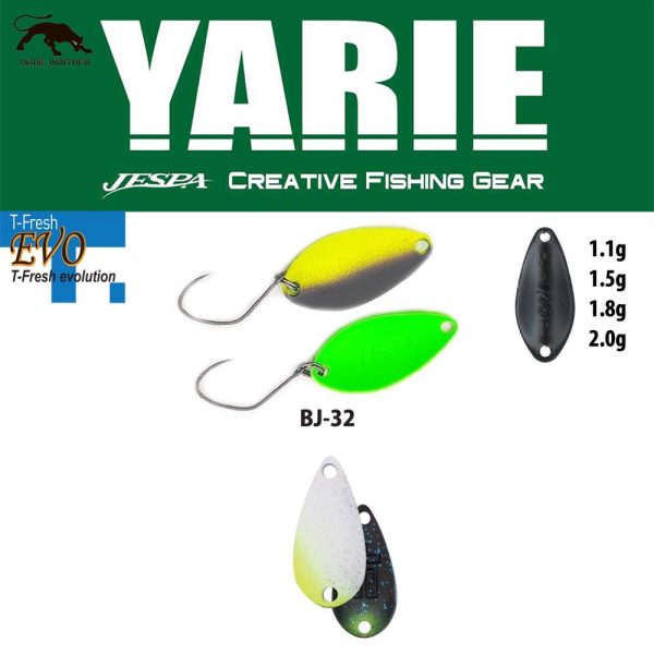 Yarie 710T T-Fresh Evo 1,1gr BJ-32 Hayato SP Lepel kunstaas