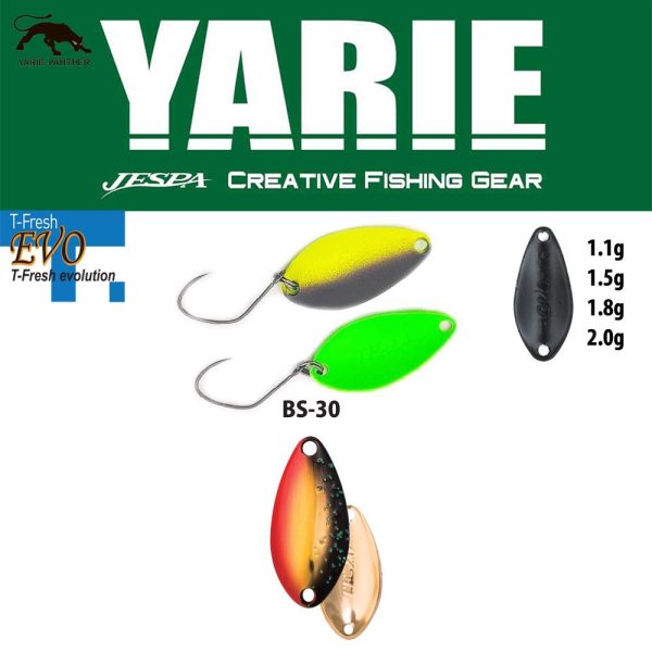 Yarie 710T T-Fresh Evo 1,1gr BS-30 Sunset Line Lepel Spinner