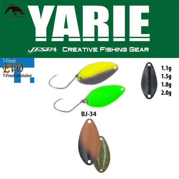 Yarie 710T T-Fresh Evo 1,5gr BJ-34 Bahun Uni Lepelvisser
