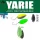 Yarie 710T T-Fresh Evo 1,5gr Y75 Green Hololume Lepelspinner