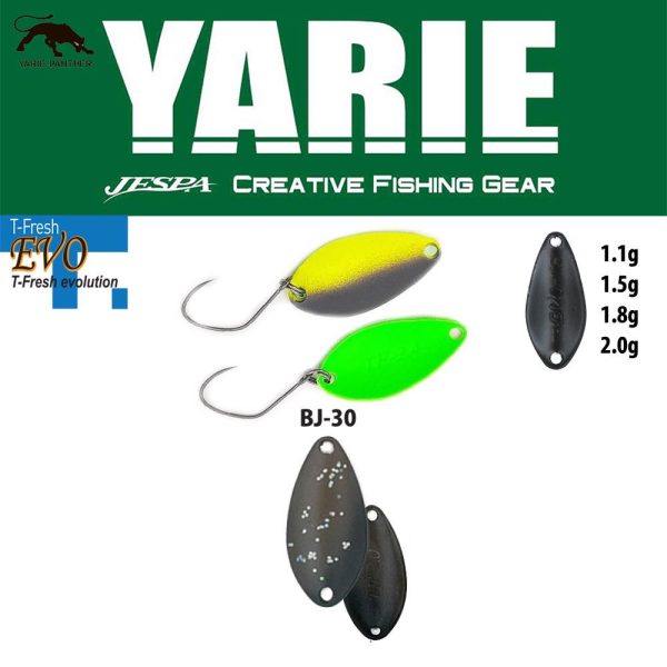 Yarie 710T T-Fresh Evo 1,8gr BJ-30 Toichigi Brown Lepel kunstaas