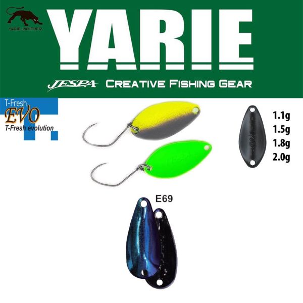 Yarie 710T T-Fresh Evo 2,0gr E69 Fire Blue Lepel kunstaas
