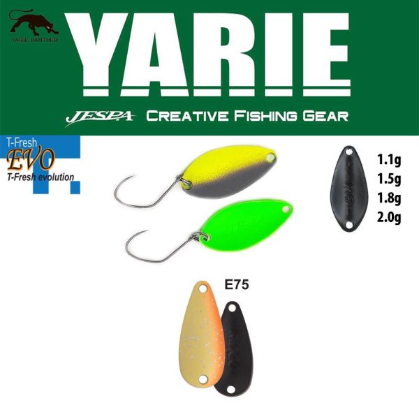 Yarie 710T T-Fresh Evo 2,0gr E75 Orange Peel Lepel kunstaas
