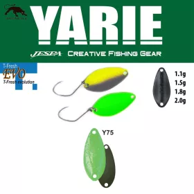 Yarie 710T T-Fresh Evo 2,0gr Y75 Green Hololume Lepelblinker