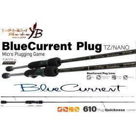   Yamaga Blanks Blue Current 610Plug Quickness TZ-Nano 2,10m 1,5-5gr 2-Delige Spinhengel