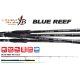 Yamaga Blanks Blauwe Rif GT 80/8 Dual 2,49m 160gr 2-Delige Spinning Hengel