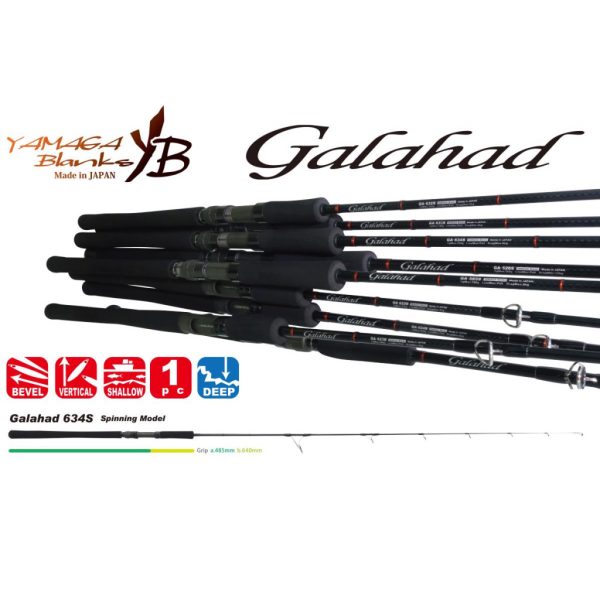 Yamaga Blanks Galahad 634S 1,91m 220gr 1-delig Spinhengel
