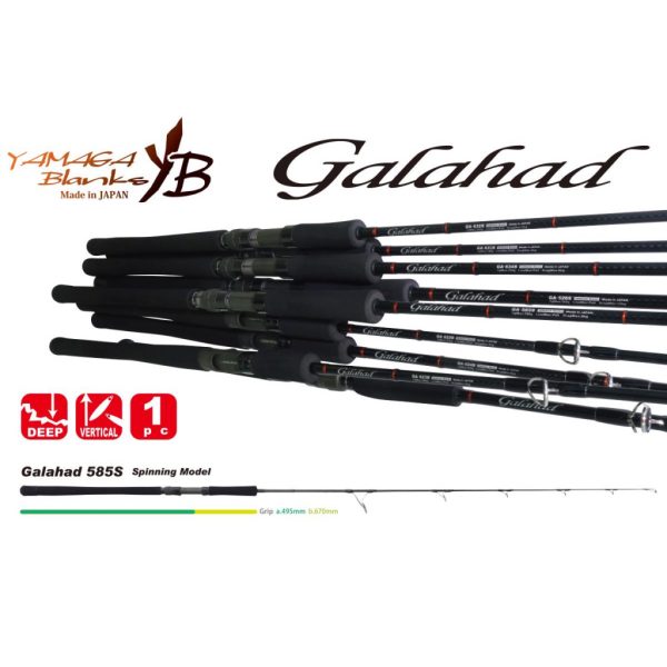 Yamaga Blanks Galahad 585S 1,74m 280gr 1-Delige Spinhengel
