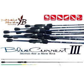   Yamaga Blanks Blue Current III 82 2,49m 2-20gr 2-delige Spinhengel