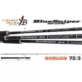   Yamaga Blanks Blauwe Sniper 72/3 2,21m 30-60gr 2-Delige Spinning Hengel