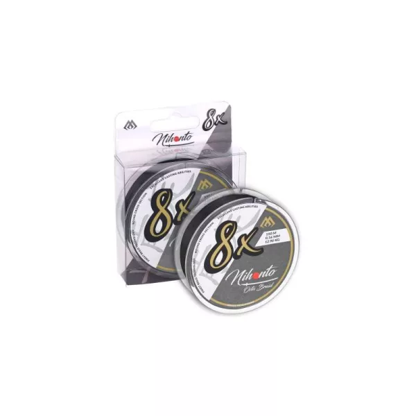 Mikado Nihonto Octa 0,14mm 150m Zwarte Gevlochten Hoofdlijn