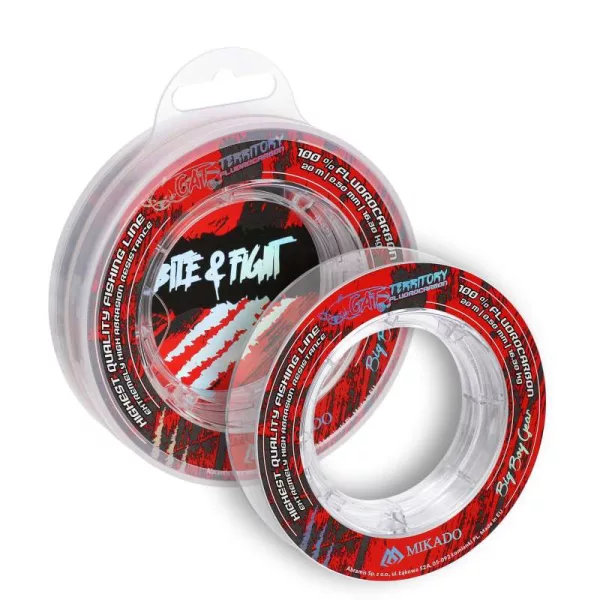 Mikado Cat Territory 1,2mm 20m Fluorocarbon Voorslaglijn