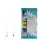 Mikado Jaws Fluorocarbon 25cm 15kg Roofvishaaklijn 2 stuks