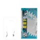 Mikado Jaws Fluorocarbon 45cm 15kg Roofvishaaklijn 2 stuks